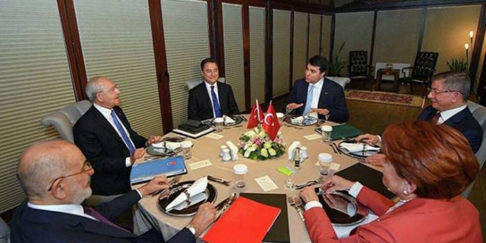 Altılı masa toplantısının tarihi değiştirildi