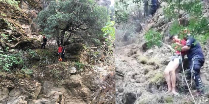 Uçuruma düşerken tutunduğu ağaç can simidi oldu