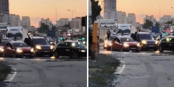 Şehir magandaları yol kesti, havaya ateş açtı