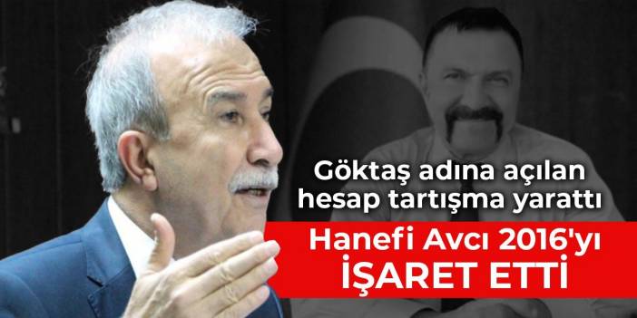 Hanefi Avcı 2016'yı işaret etti