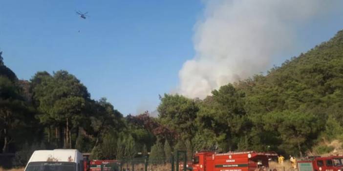 Marmaris’teki orman yangını kontrol altına alındı