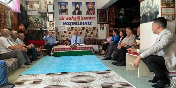 DEVA'dan saldırıya uğrayan cemevine ziyaret