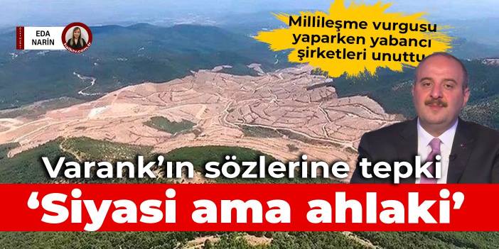 Millileşme vurgusu yaparken yabancı şirketleri unuttu! Varank'ın sözlerine tepki