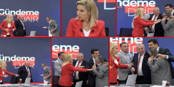 Enginyurt gazetecinin üzerine yürüdü