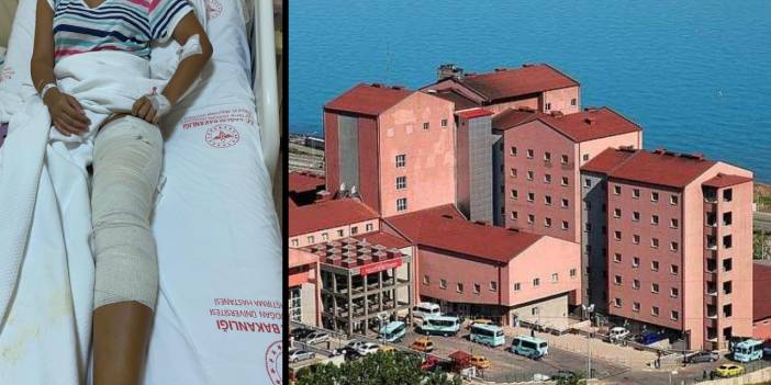 Rize'de denizde yüzerken yorgun mermi isabet etti