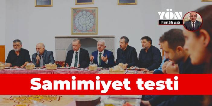 Samimiyet testi