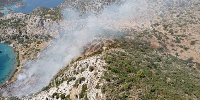 Marmaris'te makilik yangını çıkaran çobana gözaltı