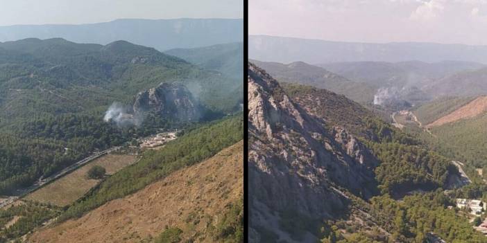 Marmaris'te orman yangını