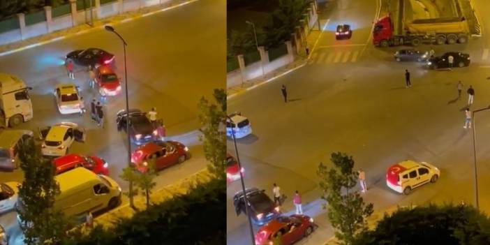 Drift yaptılar, polisi görünce ters yönden kaçtılar