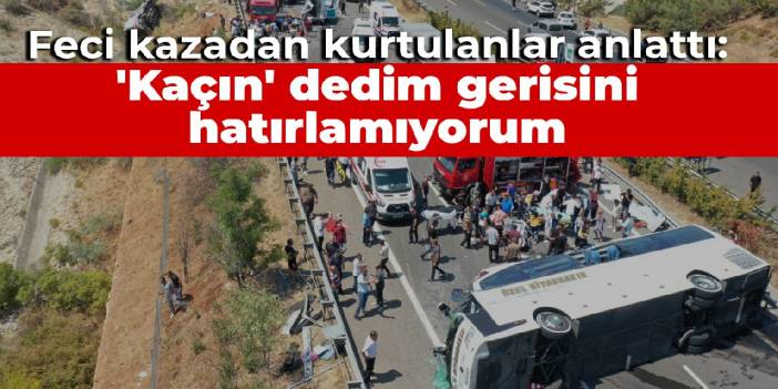Gaziantep'teki feci kazadan kurtulanlar anlattı: 'Kaçın' dedim gerisini hatırlamıyorum