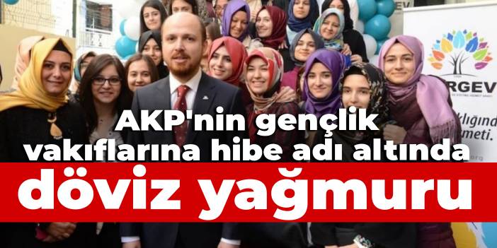 Hibe adı altında 'destek'... AKP'nin gen&ccedil;lik vakıflarına d&ouml;viz yağmuru