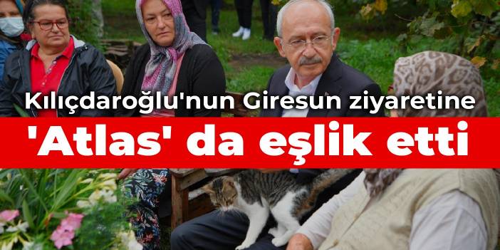 Kılıçdaroğlu'nun Giresun ziyaretine 'Atlas' da eşlik etti