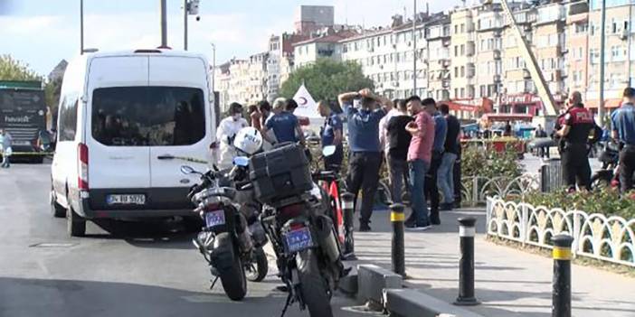 Fatih'te polis minibüste meslektaşını vurdu