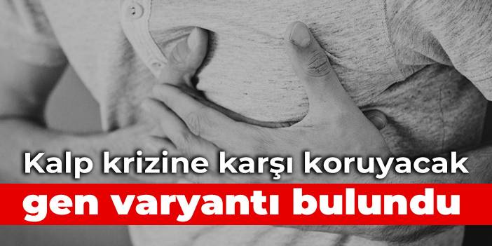 Kalp krizine karşı koruyacak gen varyantı bulundu