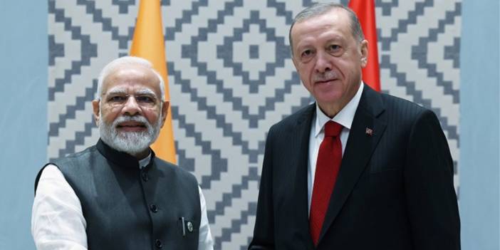 Erdoğan ve Nerendra Modi görüştü