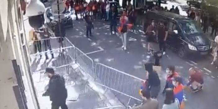 Azerbaycan'ın Fransa Büyükelçiliğine saldırı