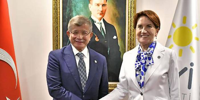 Akşener ve Davutoğlu, bir araya geldi