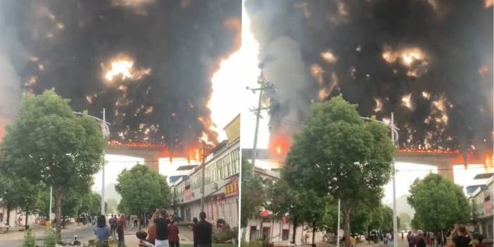 Çin'de otoyol cehenneme döndü