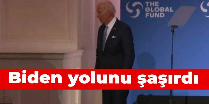 Biden yolunu şaşırdı