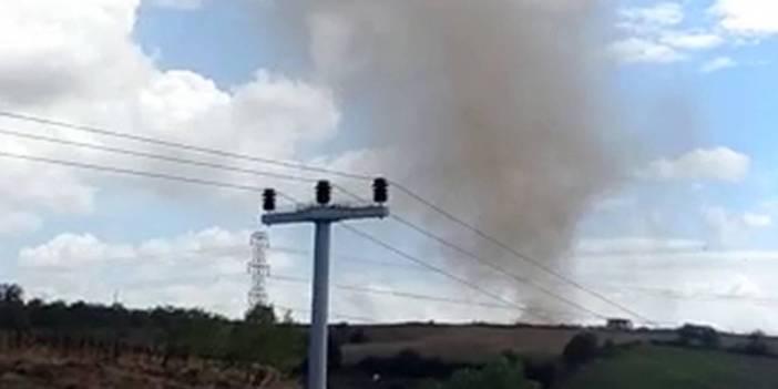 Çerkezköy'de hortum