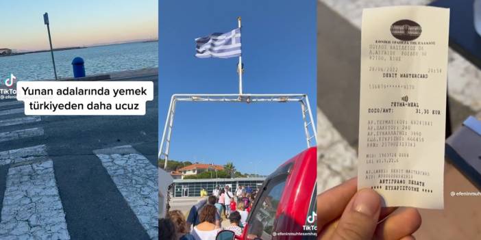 Yemek için Yunanistan'a gitti, Türkiye'ye göre daha az hesap ödedi