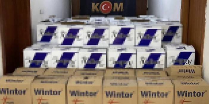Tunceli'de 2 milyona yakın boş makaron ele geçirildi