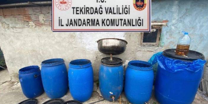 3 bin 687 litre sahte içki ele geçirildi