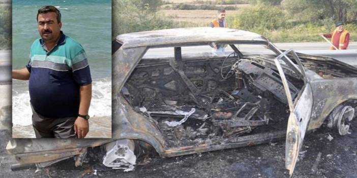 Kullandığı oksijen tüpü patladı; yanan otomobilde yaşamını yitirdi