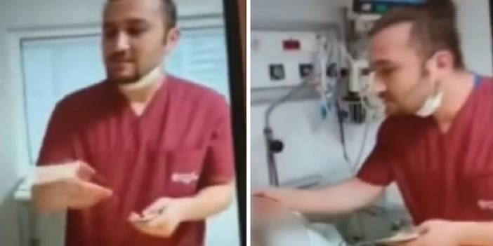 Hastanede tepki çeken görüntülere pişkin savunma: Tedavisi için mizansen yaptık