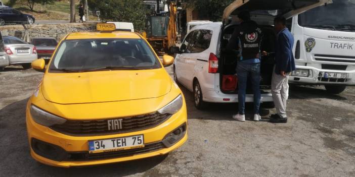İki çocuğuyla taksiden indirdi: 2 bin 215 lira ceza