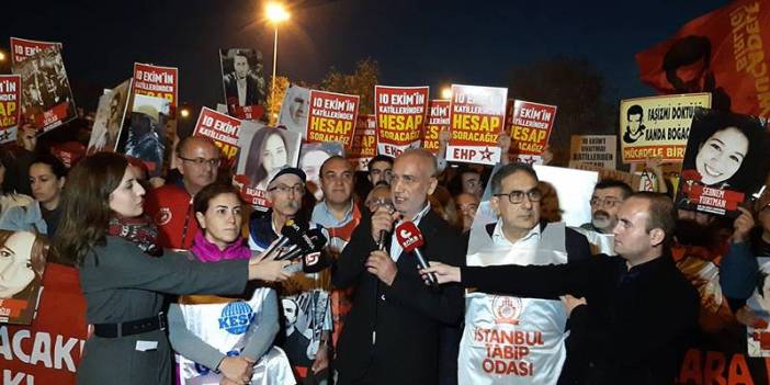 10 Ekim katliamında hayatını kaybedenler İstanbul'da anıldı