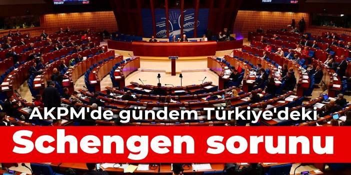 AKPM'de gündem Türkiye'deki Schengen sorunu