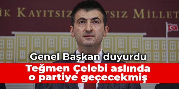 Genel Başkan duyurdu: Teğmen Çelebi aslında o partiye geçecekmiş