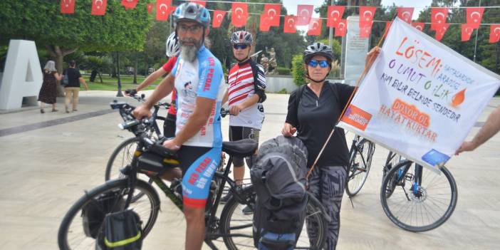 Oğlunun anısına bisikletle yaptığı Türkiye turunu tamamladı