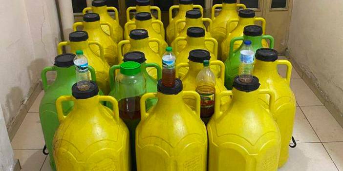 Şarköy'de 1 ton sahte şarap ele geçirildi