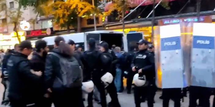 Amasra protestosuna polis müdahalesi