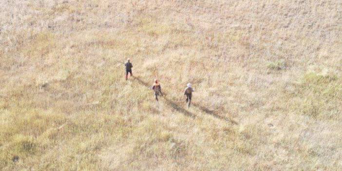 Avcılara dronlu takip
