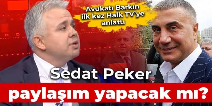 Sedat Peker yeni paylaşım yapacak mı? Avukatı Ersan Barkın Halk TV'de soruları yanıtladı