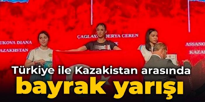Türkiye ile Kazakistan arasında bayrak yarışı