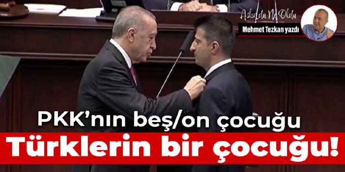 PKK’nın beş/on çocuğu Türklerin bir çocuğu!