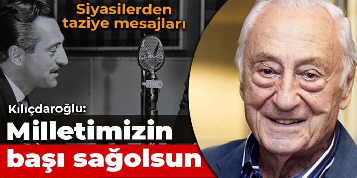Siyasilerden Halit Kıvanç için taziye mesajları