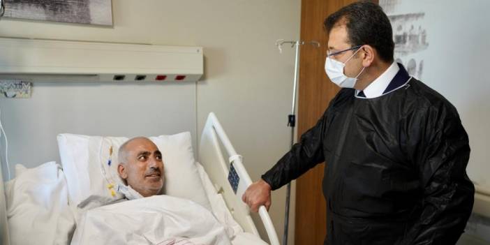 İmamoğlu visited Binali Yıldırım and injured miners