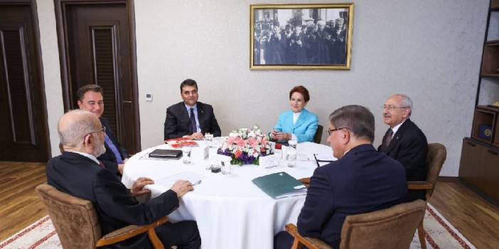 Altılı Masa'nın sekizinci toplantı tarihi belli oldu