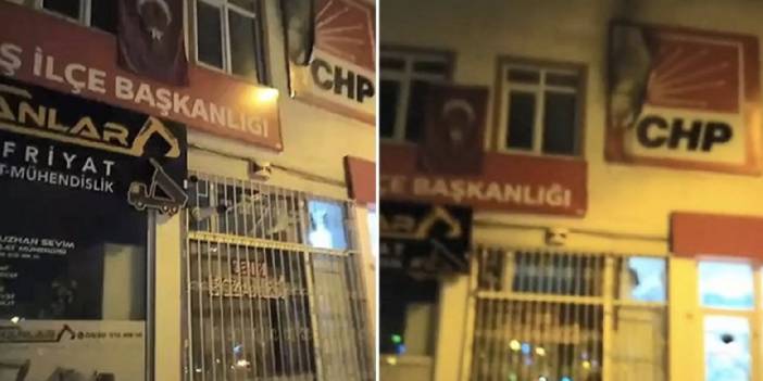 CHP binasına molotoflu saldırı: 1 gözaltı