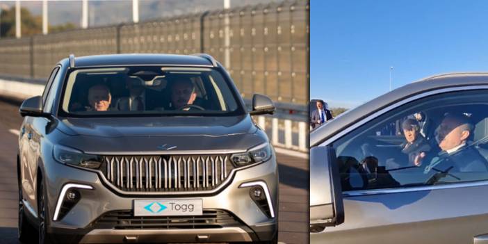 Bahçeli ve Şentop TOGG'u denedi