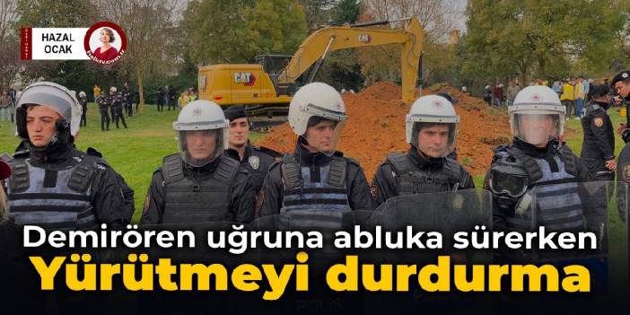 Kemer Country’de polis barikatı ve kepçe