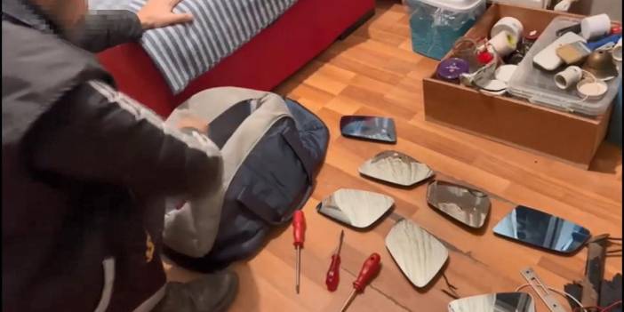 Lüks araçların aynalarını çaldılar: Yakalandılar