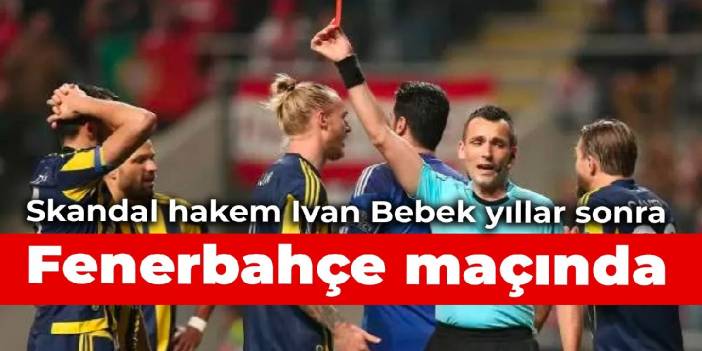 UEFA, Ivan Bebek kararından döndü