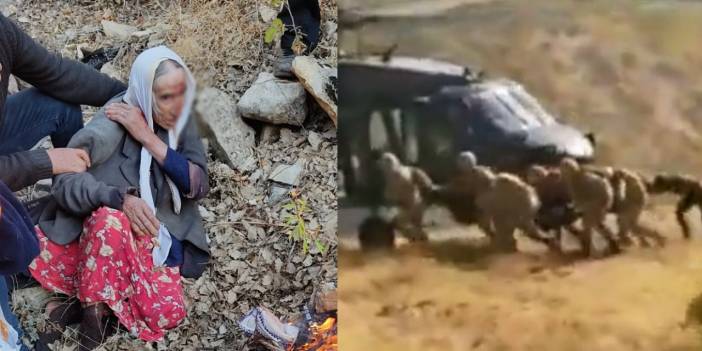 90 yaşında: 14 saat arazide tek başına