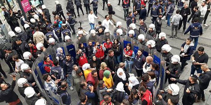 Beyoğlu'nda HDP yürüyüşüne polis müdahalesi: 121 gözaltı